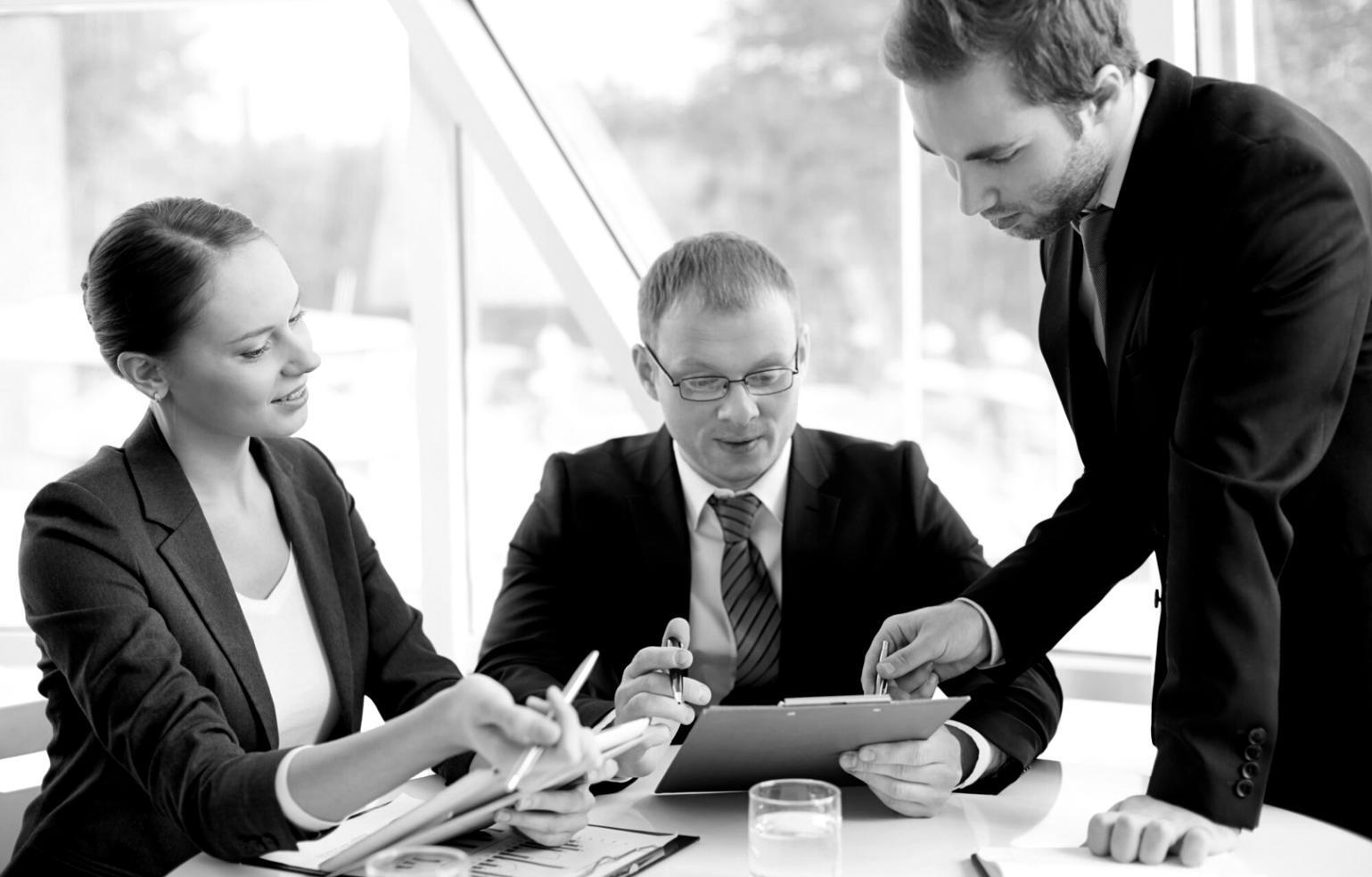 Business financial planning workspace with seasonal budget documents